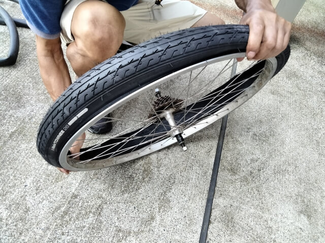 チューブを交換する前にすべきこと