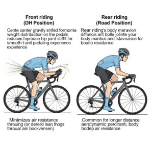 ロードバイクのサドルを前に出す効果