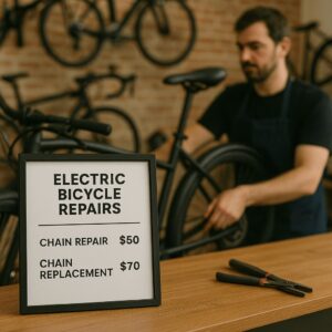 電動自転車チェーン外れた修理代