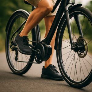 電動自転車の漕ぐと鳴る音