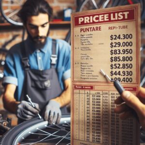 電動自転車パンク修理の料金目安