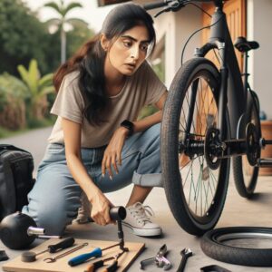 電動自転車パンク修理を自分で