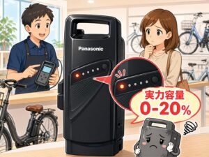 電動自転車バッテリーの寿命と実力容量