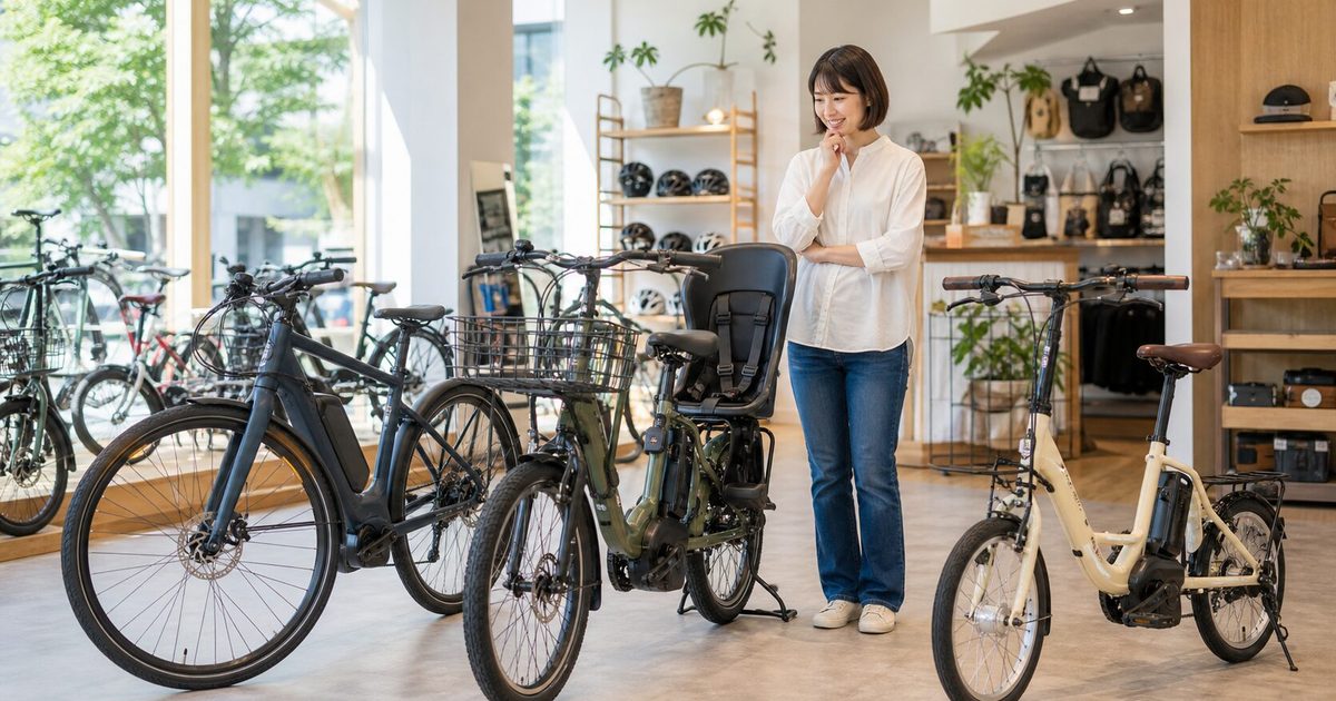 電動アシスト自転車3社比較！ヤマハvsパナvsブリヂストン