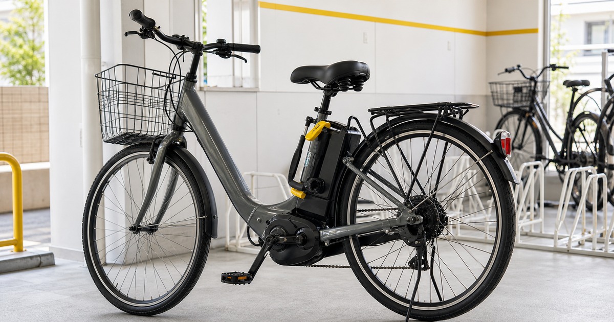 電動自転車バッテリー盗難保険と補償の確認イメージ